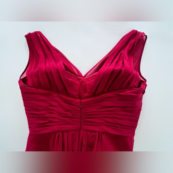 Bill Levkoff Bridesmaid dress Size 10 - color wine/cranberry - Picture 4 of 16